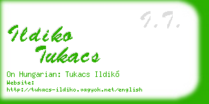 ildiko tukacs business card